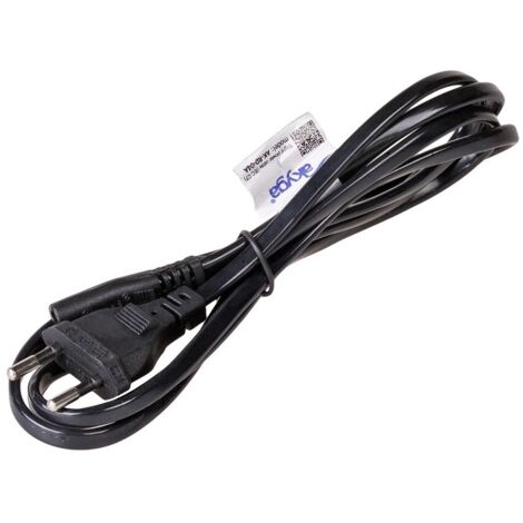 Câble d'alimentation pour ordinateur portable Akyga AK-RD-04A, 2 broches, huit connecteurs IEC C7, longueur 0,5 m, prise européenne (1/3)