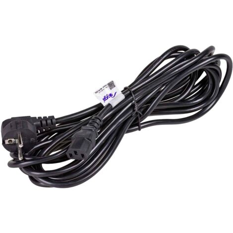 Câble de raccordement Akyga alimentation [1x Secteur femelle C13 - 1x Prise mâle + contact de protection] 5.00 m noir X570342 (1/4)
