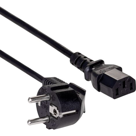 Câble d'alimentation AKYGA AK-PC-01A CCA CEE 7/7 / IEC C13 1,5 m (1/2)
