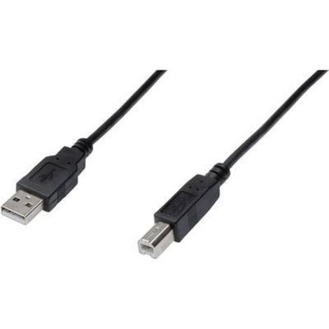 Digitus Câble USB USB 2.0 USB-A mâle, USB-B mâle 3.00 m noir AK-300102-030-S (1/2)