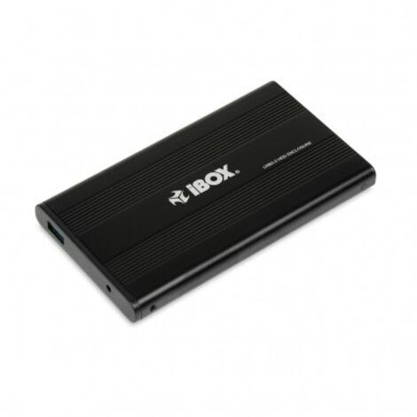 Boîtier pour disque dur iBOX HD-02 2,5" USB 3.0, noir, aluminium (1/5)