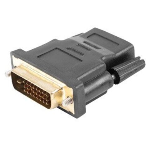 Adaptateur Lanberg AD-0010-BK HDMI (F) vers DVI-D (M) (24+1) Dual Link (1/3)