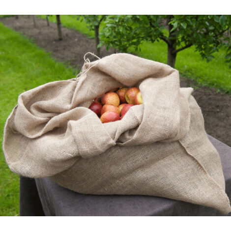 Lot de 3 sacs de stockage en toile de jute 20kg - 95l