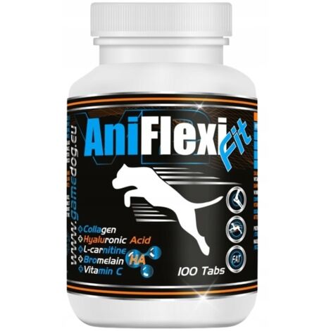 Game Dog AniFlexi Fit V2, complément pour les articulations et les tendons, 100 capsules (1/3)