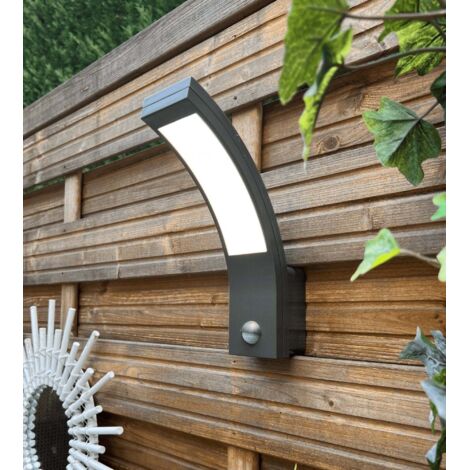 Luminaire LED avec capteur noir Paris - V-PAR10W4010 (1/5)