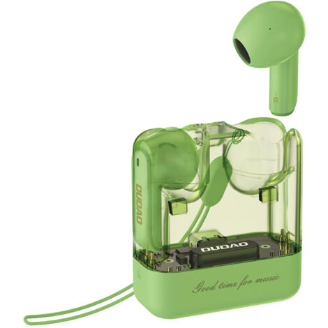 Écouteurs sans fil Dudao U18Pro TWS Bluetooth 5.3 verts (1/3)