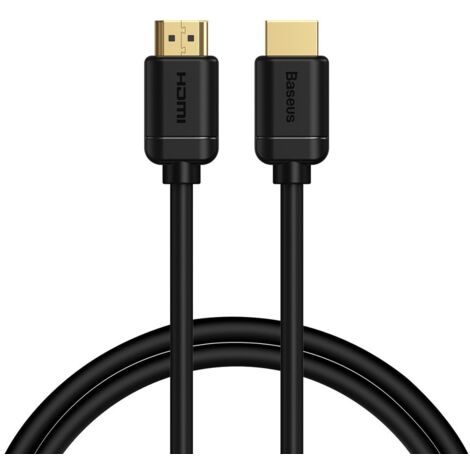 Câble HDMI 2.0 4K 60 Hz 3D HDR 18 Gbit/s, 1 m, noir (1/5)