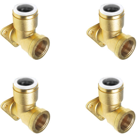 John Guest JG Speedfit 4x retour coude plaque 15mm (1/2)