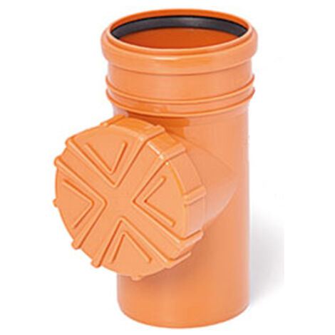 110mm couleur orange Nettoyage système vidange gouttière filtre diamètre tuyau (1/2)