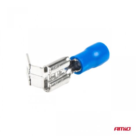 Connecteurs plats femelles pour dérivation 7,4 mm² (1,5-2,5 mm²) 15 A, lot de 10, amio-03069 (1/3)