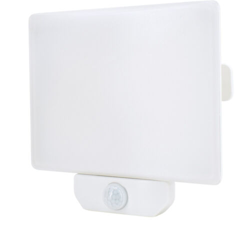 Projecteur à détecteur de mouvement 50W – 4500 lumens – Blanc naturel 4000K – IP65 étanche – Installation encastrée (1/4)