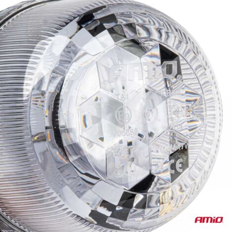 Voyant clignotant 24 LED W25B 12V 24V amio-03341 (1/5)