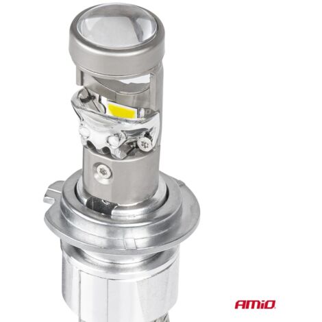 Ampoules LED pour voiture série Flex+, lentille H7, 12 V/24 V, 6000 K, Canbus amio-03660 (1/5)