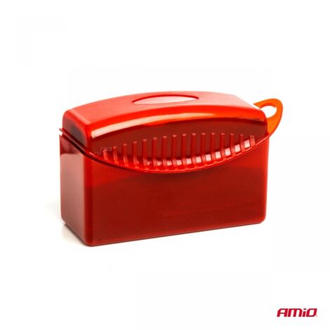 Applicateur pour pneus de voiture dans un étui en plastique, éponge douce amio-03146 (1/2)