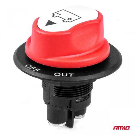 Interrupteur de déconnexion du courant de masse de la batterie Hebel Amio-03025 (1/3)