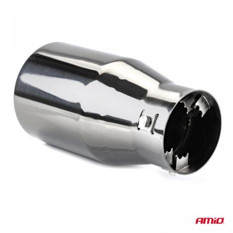 Embout de silencieux d'échappement en acier inoxydable MT 018BC graphite amio-02196 (1/4)