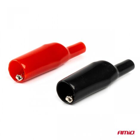 Pinces crocodiles pour batterie 5A amio-03045 (1/5)