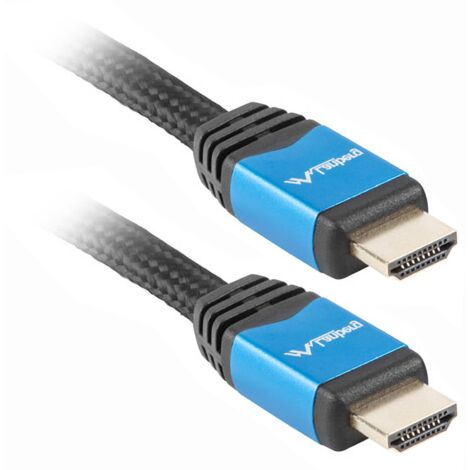 Câble HDMI Lanberg Premium M/M v2.0 1,8 m Noir (1/5)