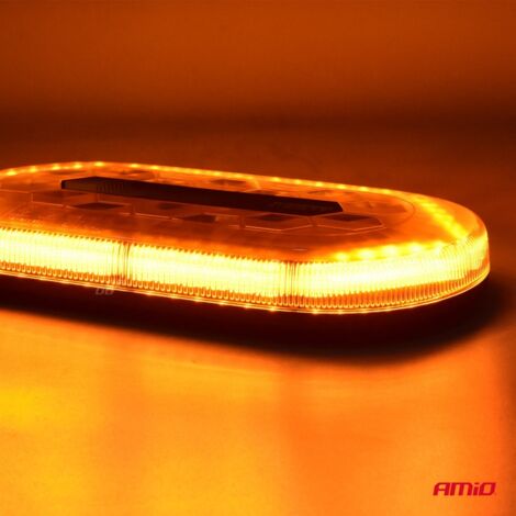 Feu de signalisation LED 33 cm aimanté homologation R65 R10 12-24 V AMIO-03336 (1/5)