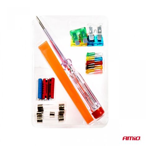 Fusibles, jeu de fusibles + pince + testeur amio-03036 (1/2)