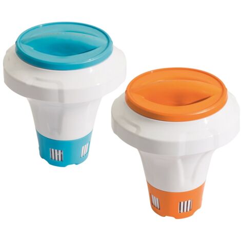 Grand flotteur, distributeur de produits chimiques pour piscine Bestway 58474 orange (1/5)