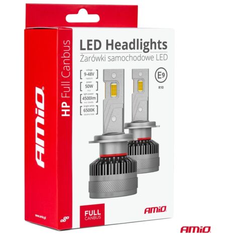 Ampoules LED pour voiture série HP, compatibles Canbus, HB3 9005/HIR1 9011/H10 6500K amio-03678 (1/5)