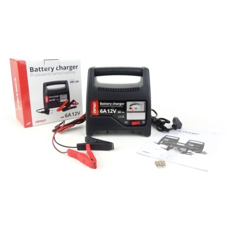 Redresseur de chargeur de batterie 6A 12V SBC-6A amio-02085 (1/4)