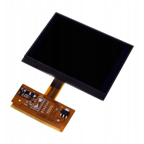 Écran LCD complet FIS VDO pour compteurs VW Audi Seat Skoda – Affichage FIS grand – Feuille mate pour rétroéclairage optimal
