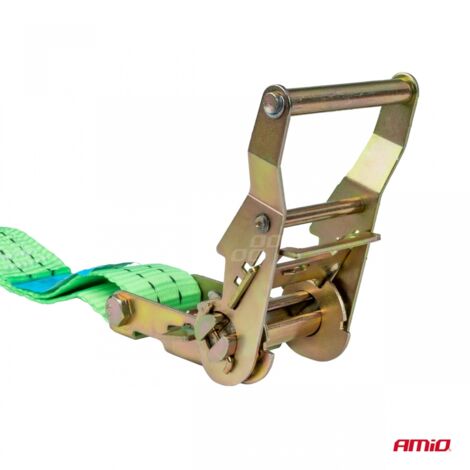 Courroie de transport avec tendeur 2000 kg 38 mm 4 m amio-03294 (1/5)