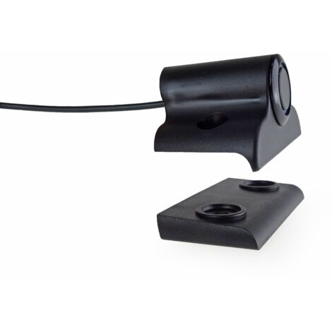 Kit de capteurs de stationnement arrière avec avertisseur sonore, 4 capteurs, noir, pour camions et bus, 19 mm, amio-02278 (1/2)