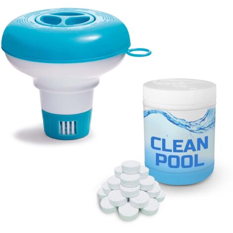 Distributeur flottant pour produits chimiques + 0,5 kg de tablettes multifonctions (1/5)