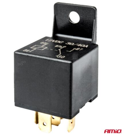 Relais universel pour voiture 5 broches 40 A 12 V feux de jour automatiques amio-03509 (1/4)