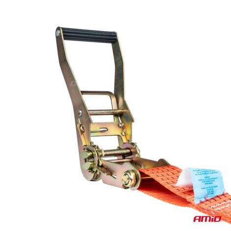 Courroie de transport avec tendeur 5000 kg 50 mm 6 m amio-03298 (1/5)
