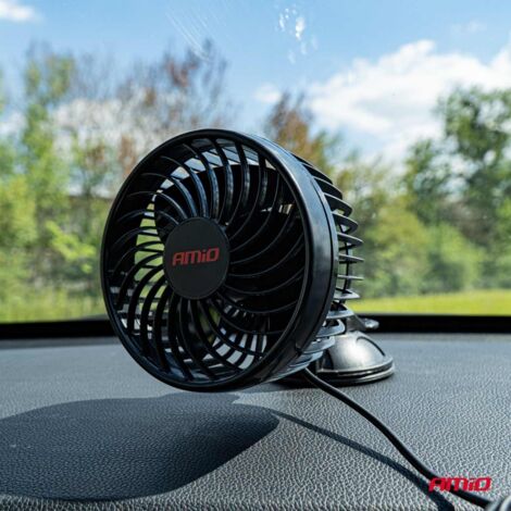 Ventilateur de voiture à ventouse 12V amio-03001 (1/5)