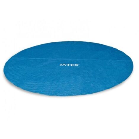 Bâche ronde à bulles pour piscine - D 4.88 m - Intex - Livraison gratuite (1/10)