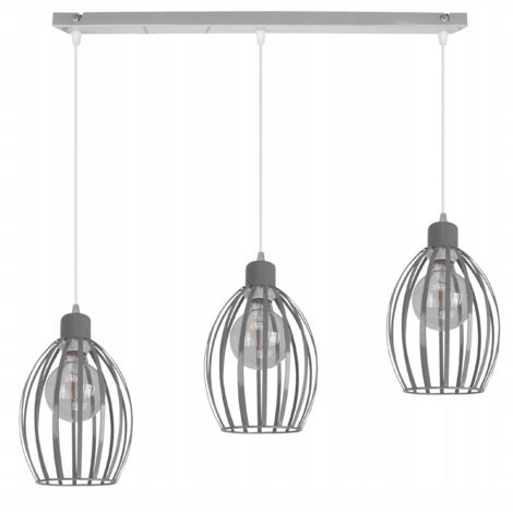 Suspension de plafond loft, en métal, LED E27 (1/5)