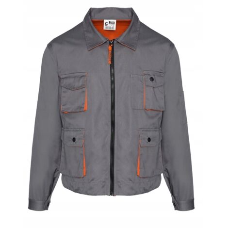 Sweat-shirt de travail Consul, gris, 170A, zippé (1/3)