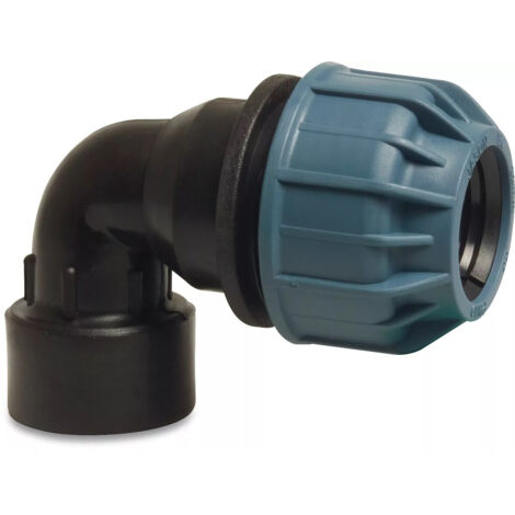 Coude Jason 90° PP 25 mm x 3/4" FW 10 bar