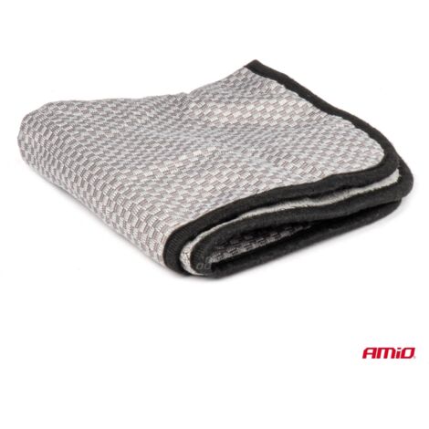 Chiffon microfibre 2 en 1 pour polir et faire briller les voitures 40x40 cm 600 g amio-03976 (1/2)