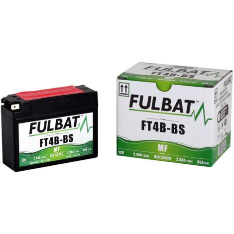 Batterie Fullbat FUL MF - FT4B-BS / YT4B-BS (sèche, sans entretien, acide inclus) (1/4)