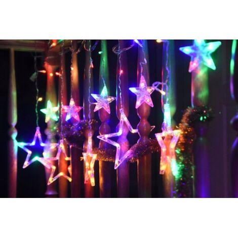 Guirlande lumineuse, rideau lumineux, cloches colorées (1/5)