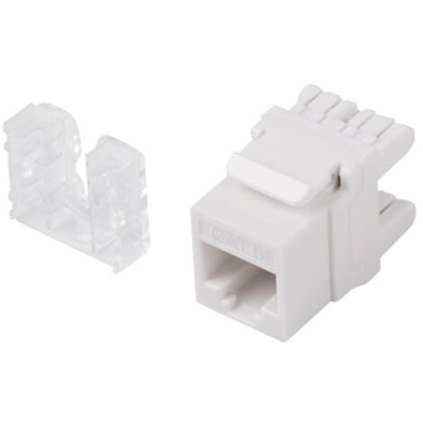 Connecteur RJ45 pour module Keystone Lanberg - LSA UTP cat.6 180° pour boîtier de montage (1/2)