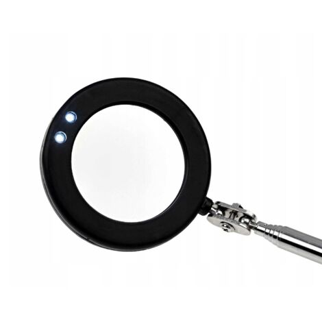 Miroir d'inspection télescopique avec lampe 280-870 mm (72") (1/3)