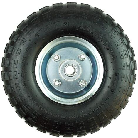Geko G71002 Roue en Caoutchouc 3,50-4/2Pr, Noir (1/3)
