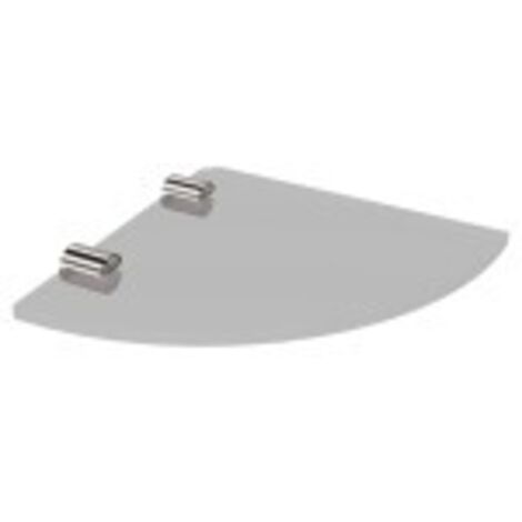 Étagère d'angle pour salle de bain (6 mm) (1/2)