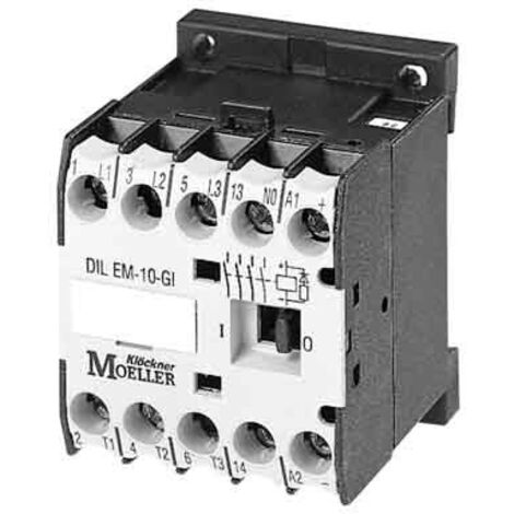 Contacteur de puissance 3p+1F 4kW/400V/AC3 000051788 EATON DILEM-10(400V50HZ,440V60HZ)