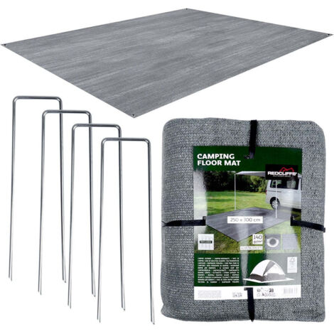 Plancher de tente et de vestibule avec piquets 250x300 cm 5 pcs. (1/5)