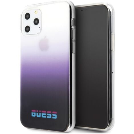 Coque rigide violette dégradée pour iPhone 11 Pro Max Guess GUHCN65DGCPI (Californie) (1/3)