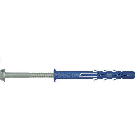 Broche en nylon avec vis RawlPlug R-FF1-N-14K200 13 8x200 mm 10 8x211 mm SW17/T50 25 unités (1/2)
