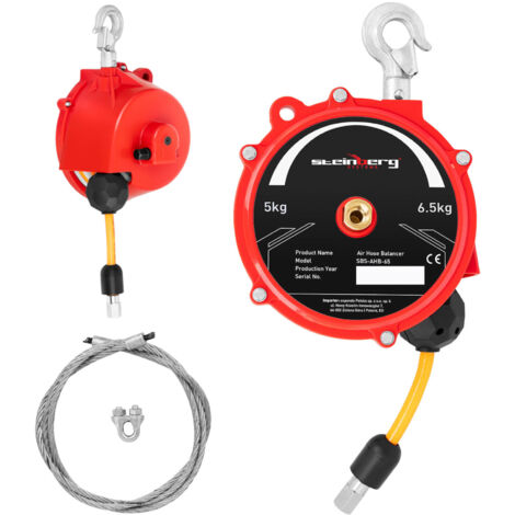 Équilibreur de charge pneumatique - Steinberg Systems - 5 - 6,5 kg - Longueur de flexible : 1,3 m (1/5)